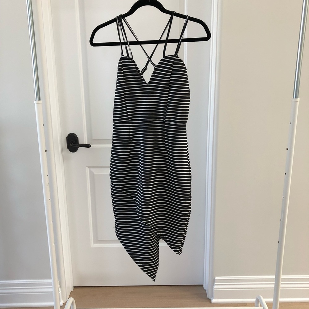 Strappy Striped Dress